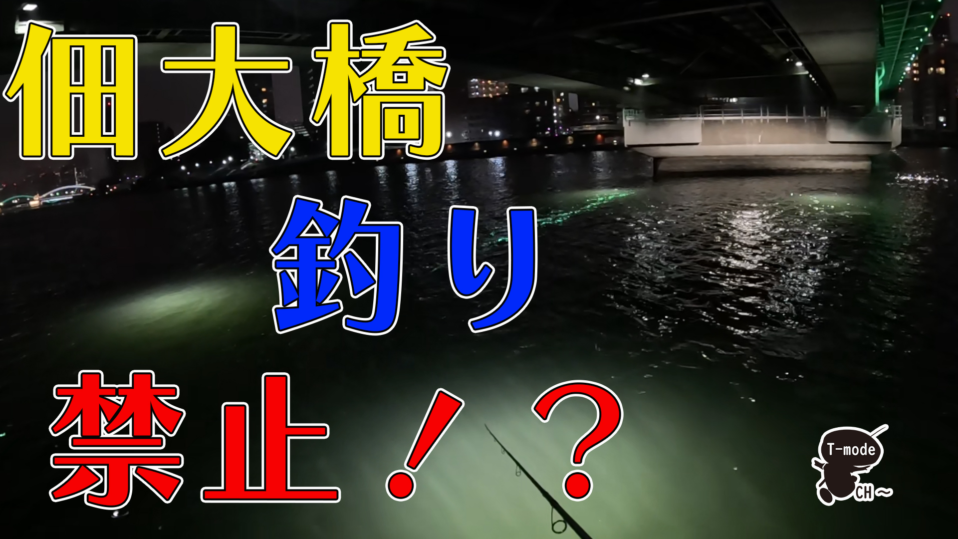 シーバスの聖地佃大橋！